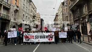 Studenti FSU kod Rektorata